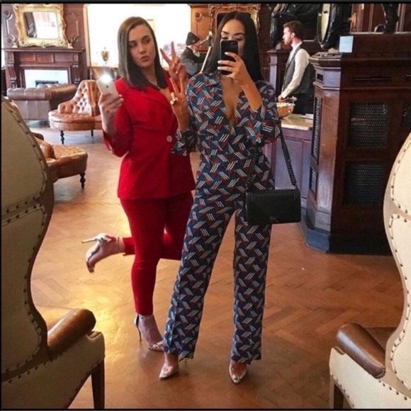 ZARA Geometric Print Pants - Picture 2 of 4